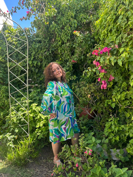 Retro Short Mandarin Dress