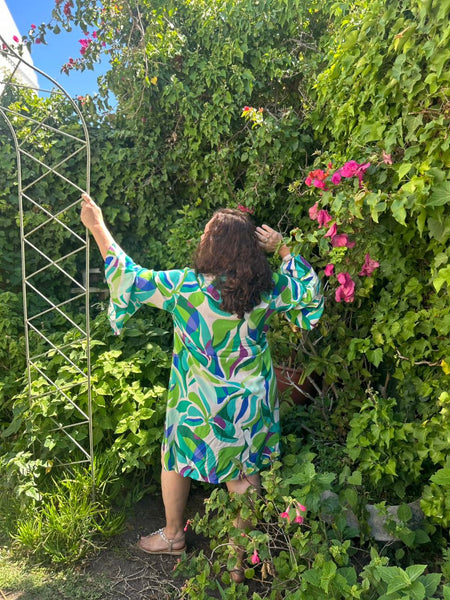 Retro Short Mandarin Dress