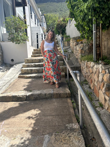 Floral Gypsy Maxi Skirt