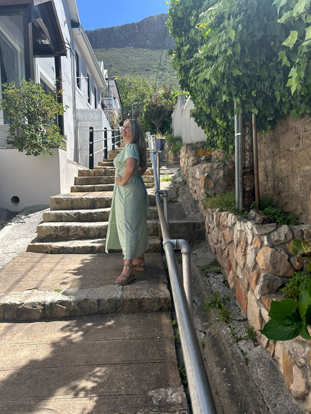 Mint Green Summer Wrap Dress