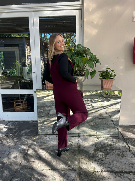 Plum Dungarees