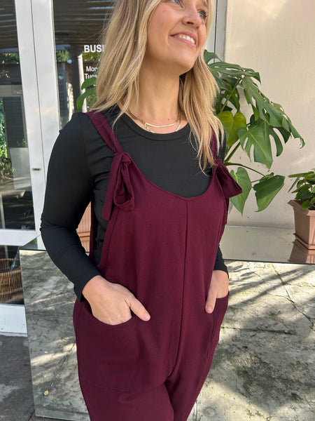 Plum Dungarees
