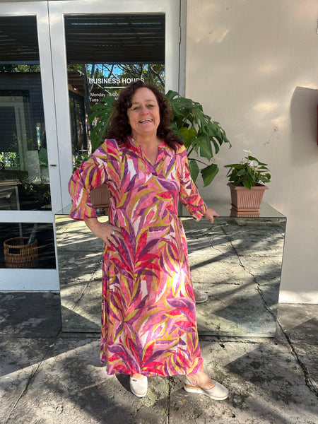 Blush Tones Maxi Dress