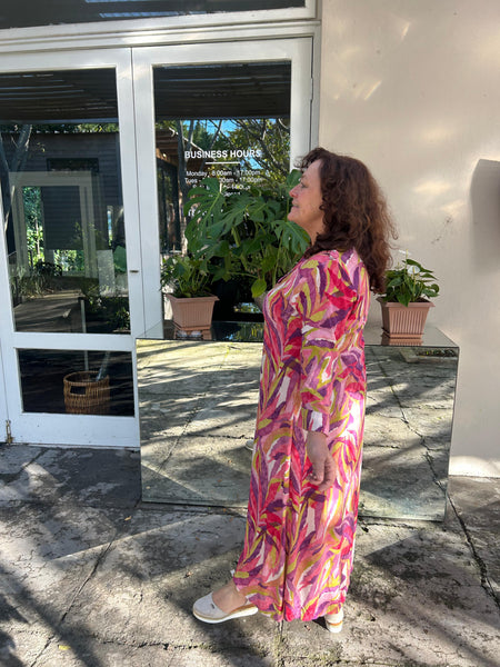 Blush Tones Maxi Dress