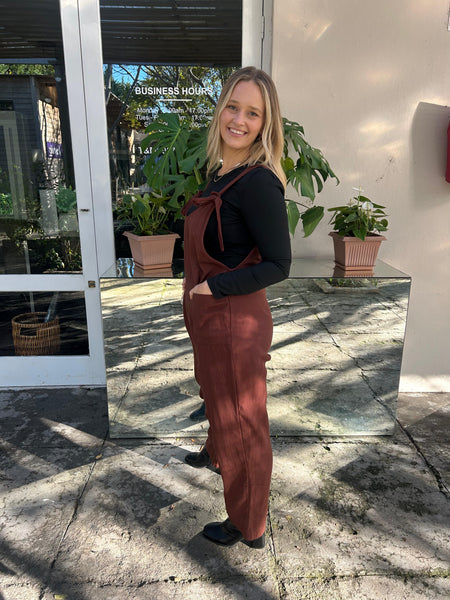 Chocolate Dungarees