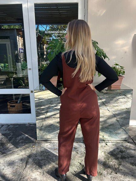 Chocolate Dungarees