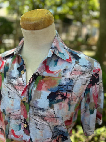 Abstract Paint Men's Shirt