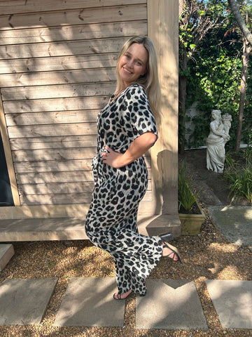 Animal Print Jumpsuit