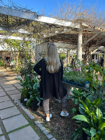 Black Cashmere Kimono