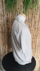 Cream Linen Men's Shirt