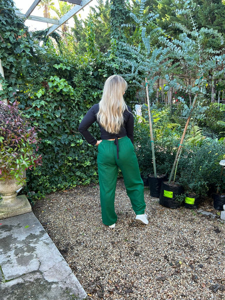 Green Wide Leg Trouser