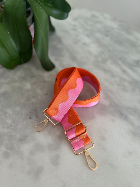 Pink/Orange Bag strap