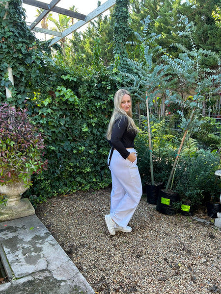 White Wide Leg Trouser